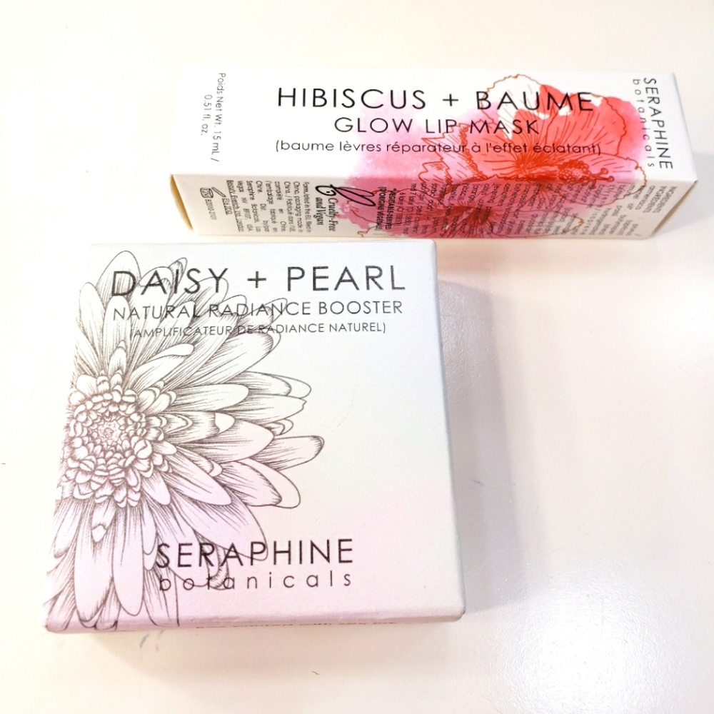 Seraphine Botanicals bundle Lip Mask & Highlighter